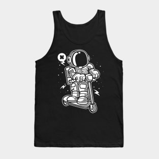 Astronaut Riding Scooter Tank Top